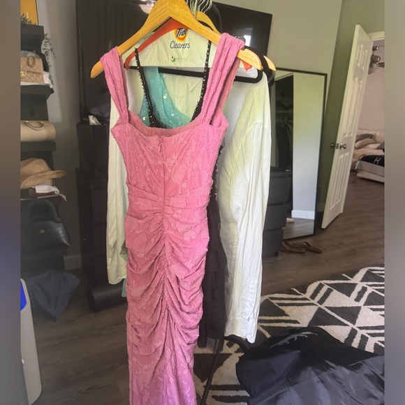 House of CB 'Cesca' floral pink dress XS - Picture 3 of 7